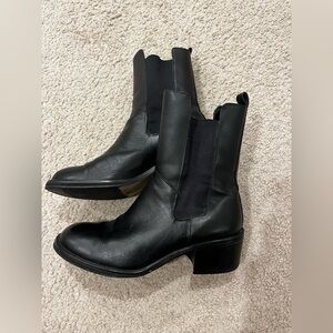 JCrew Leather Vintage Chelsea Boots